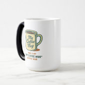 Tasse à café rétro humour design (Devant gauche)