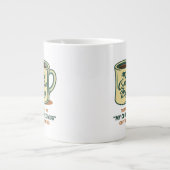 Tasse à café rétro humour design (Devant)
