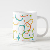 Tasse à café rétro mi-siècle Atomique avec éclat (Droite)