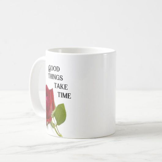 tasse à café rose (Devant gauche)