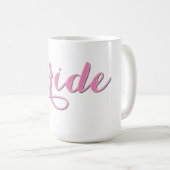 Tasse à café Rose Mariée, Cadeau de Tasse de Maria (Devant droit)