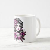 Tasse à café Roses pour femmes (Devant droit)