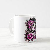 Tasse à café Roses pour femmes (Devant gauche)