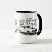 Tasse à café Route 66 (Devant droit)