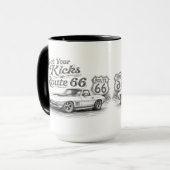 Tasse à café Route 66 (Devant gauche)