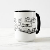 Tasse à café Route 66 (Devant droit)