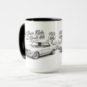 Tasse à café Route 66 (Devant gauche)
