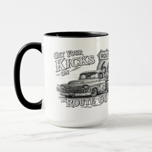 Tasse à café Route 66 (Gauche)