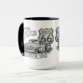 Tasse à café Route 66 (Devant gauche)