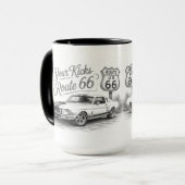Tasse à café Route 66 (Devant gauche)