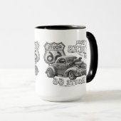 Tasse à café Route 66 (Devant droit)