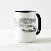Tasse à café Route 66 (Devant droit)
