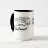 Tasse à café Route 66 (Devant gauche)