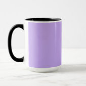 Tasse à café Ruban de sensibilisation violet pour  (Gauche)