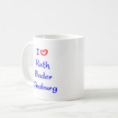 tasse à café ruth bader ginsburg (Devant gauche)