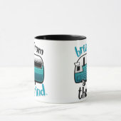 Tasse à café RV sarcelle rétro BFTG (Centre)