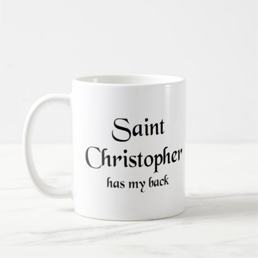 tasse à café saint christopher (Gauche)