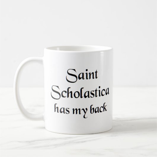 tasse à café saint scolastica (Gauche)