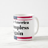 Tasse à café sans Trump (Devant droit)