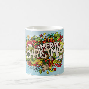 Tasse à café "santa teacher merry Christmas vibes"