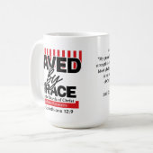 Tasse à café Sauvé par la Grâce (Devant gauche)