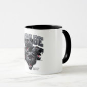 Tasse à café Savage Gorilla Alpha Mindset (Devant droit)