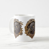 Tasse à café sculptée de forêt (Devant gauche)