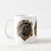 Tasse à café sculptée de forêt (Gauche)