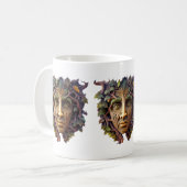 Tasse à café sculptée de forêt (Devant gauche)