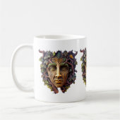Tasse à café sculptée de forêt (Gauche)