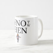 Tasse à café Si Pas Maintenant (Devant droit)