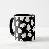 Tasse à café silhouette motif Ghosts (Devant gauche)