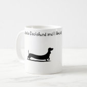 Tasse à café Silhouette Teckel (Devant gauche)