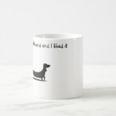 Tasse à café Silhouette Teckel (Centre)