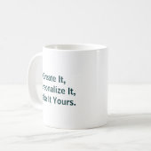 Tasse à café Simple Professionnel 11oz (Devant gauche)