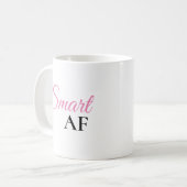 Tasse à café Smart AF Pink Expression Statement (Devant gauche)