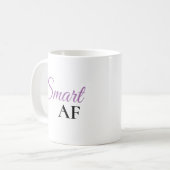 Tasse à café Smart AF Purple Expression Statement (Devant gauche)