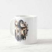 Tasse à café Sorcière et Chat Noir (Devant gauche)