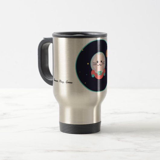 Tasse à café Space Cat - Coupe Kitty Astronaute Co (Devant gauche)