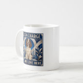 Tasse à café Springer Spaniel dirige la maison - M (Devant gauche)