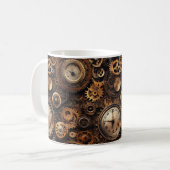 Tasse à café Steampunk vintage (Devant gauche)