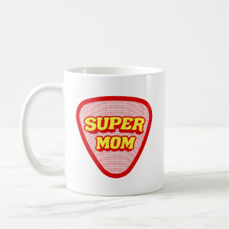 Tasse à café Super Maman personnalisée - Cadeau de