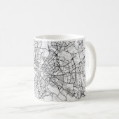 Tasse à café sur carte personnalisée (Devant droit)