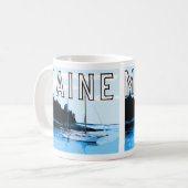 Tasse à café sur le thème de l'état du Maine (Devant gauche)