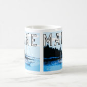 Tasse à café sur le thème de l'état du Maine (Centre)