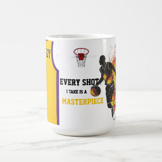 Tasse à café sur le thème du basketball