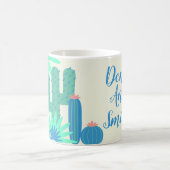 Tasse à café sur le thème du cactus du désert sud- (Centre)