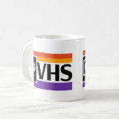 Tasse à café symbole VHS rétro - 80s 90s (Devant gauche)