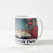 Tasse à café Table for Two Retro Diner NIGHTSHIFT (Devant droit)