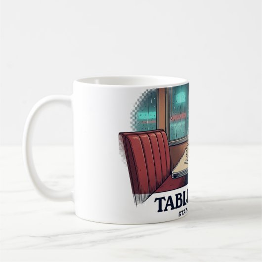 Tasse à café Table for Two Retro Diner NIGHTSHIFT (Gauche)